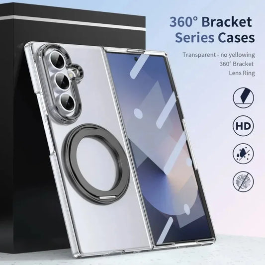 Clear Magnetic Shockproof Case For Z Fold
